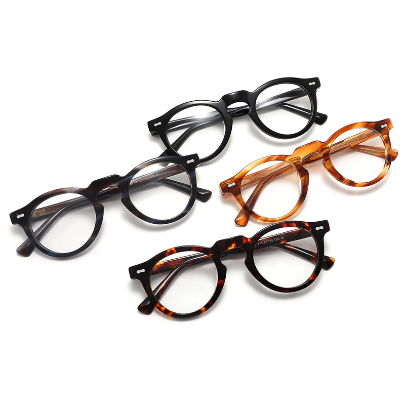 FEROCE Wholesale Round Eyeglasses Frames Luxury Glass Frames Optical Eyewear New Design Spectacles Frame