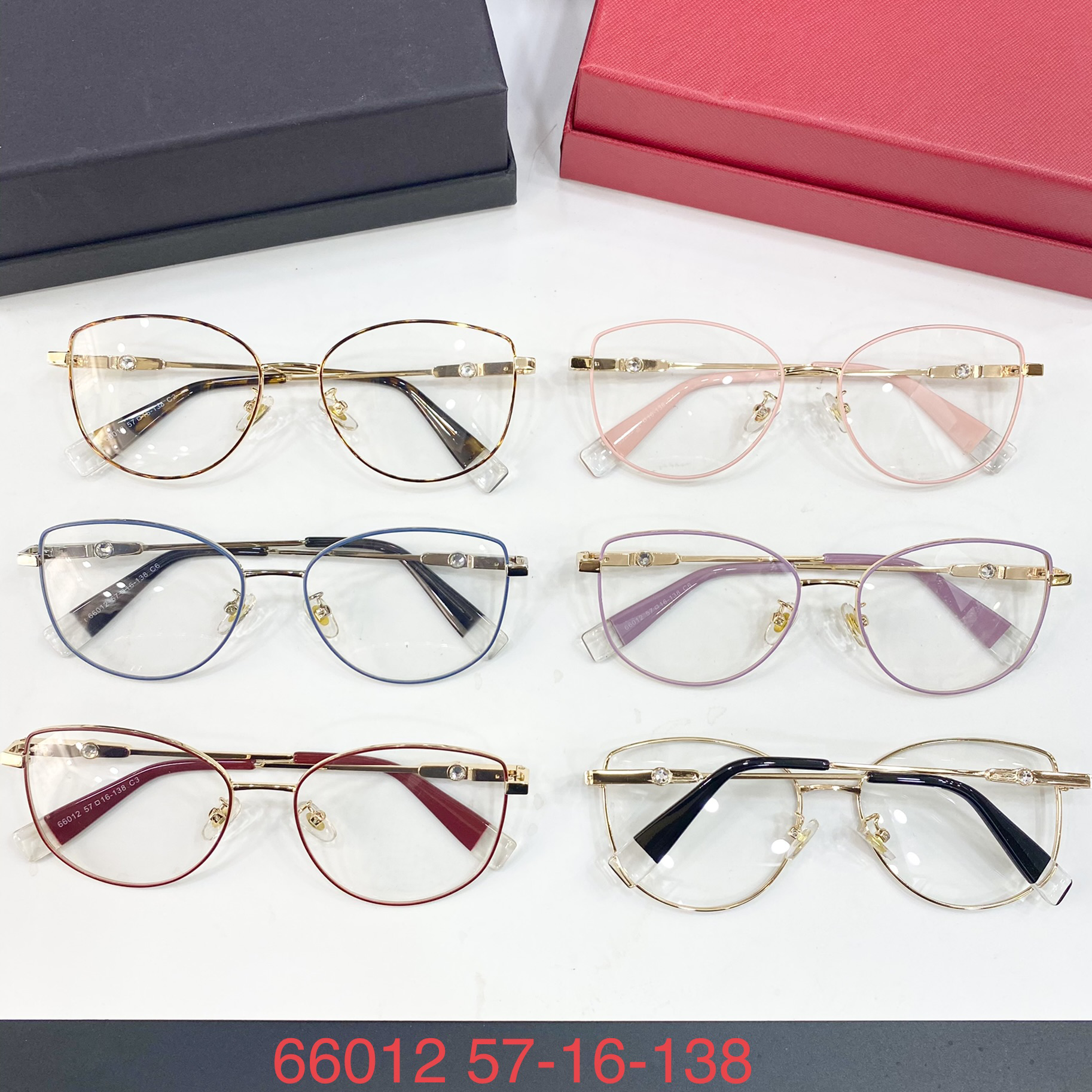 Assorted Ready Made Mixed Stock Cheap Metal Optical Eyeglasses Eyewear Frames