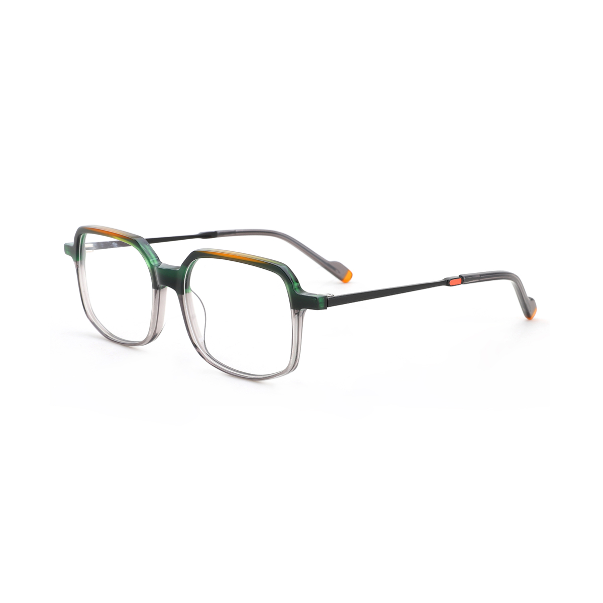 Fashion Acetate Eyeglasses Frames Women Retro Transparent Gradient Color Optical Frames Wholesale