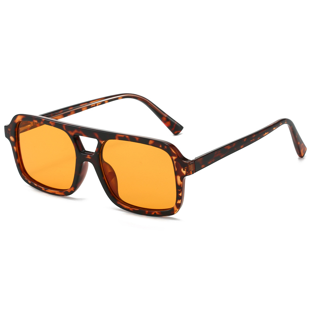 XY5038 Double Bridge Retro Vintage Aviation Eyewear High Quality CP Frame UV400 Sunglasses