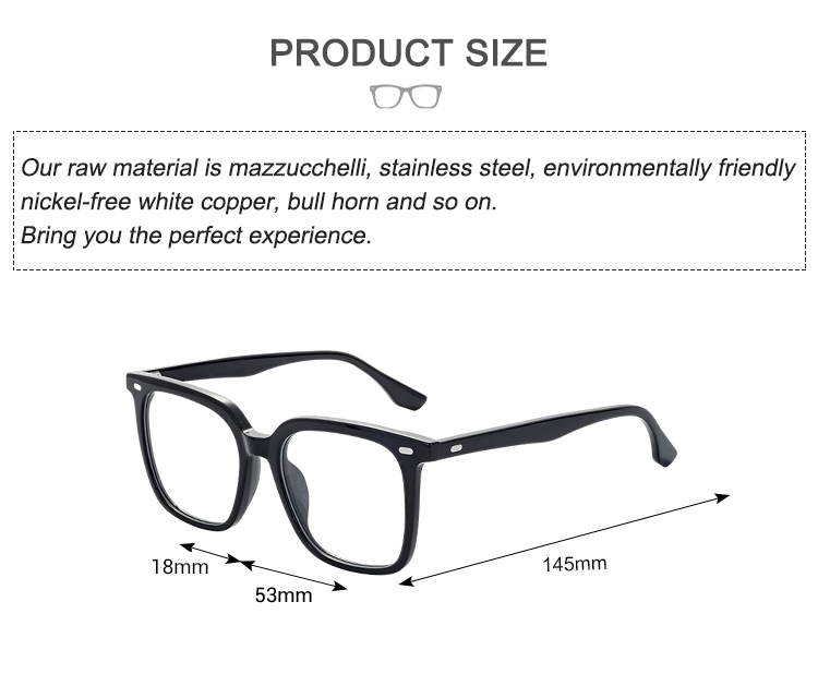 Factory Customized Wholesale Price Fashion Retro Polarized New Acetate Glasses Arrivals 2026 for Men and Women