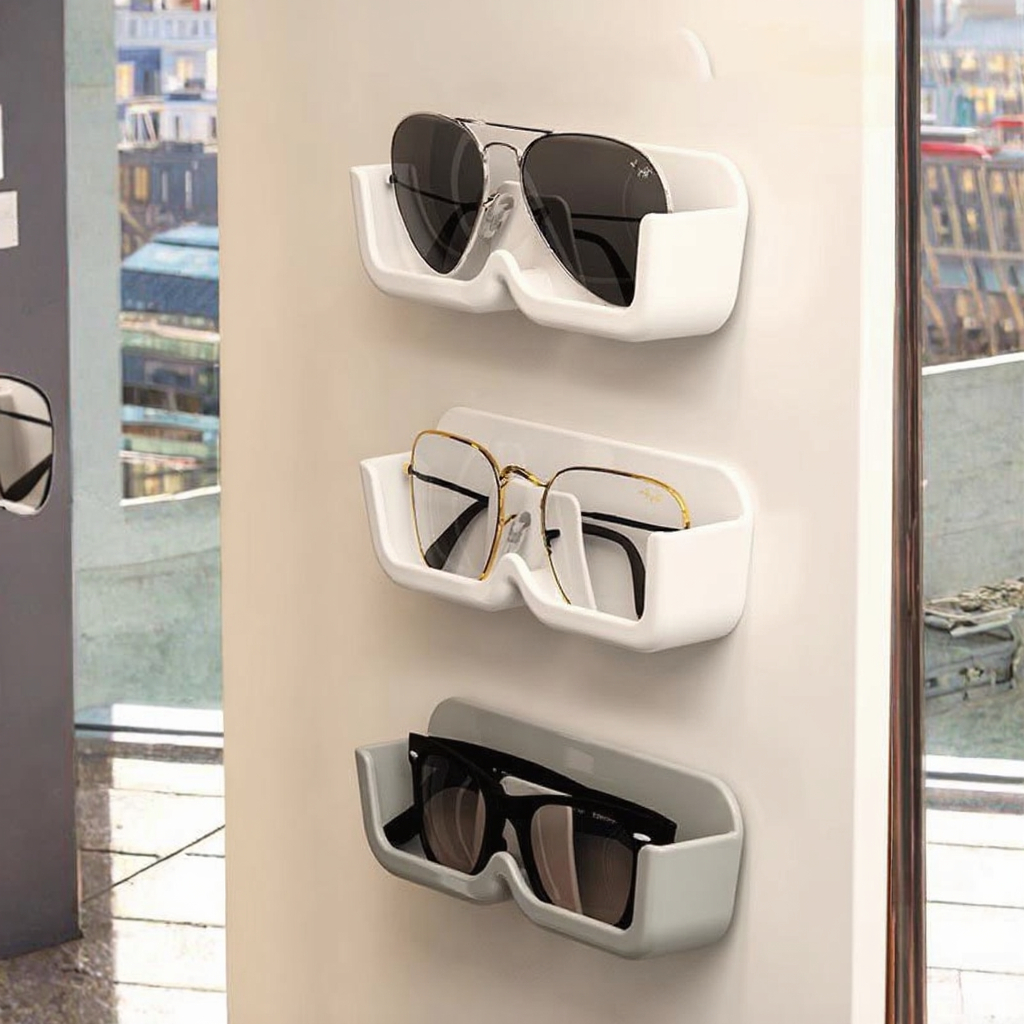 Factory Wholesale Modern Eco-Friendly Glossy Rectangle Plastic PP Sunglasses Storage Box Multifunction Design Australian Style