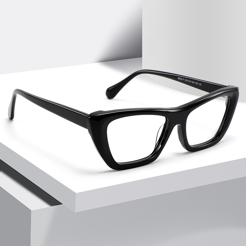 FEROCE Rectangular Cat Eye Acetate Eyewear Frame Optical Wholesale Eyeglasses New Spectacles Design Frames