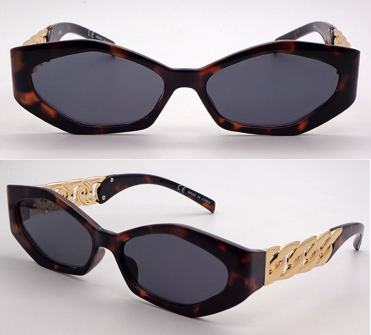 Latest Design Pc Gold Cat Eye Wholesale Designer Shades Custom Color Luxury Beautiful Most Fashion Sunglasses