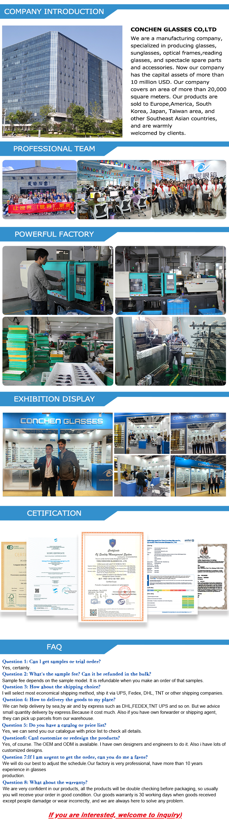 Packaging and Accessories Specification